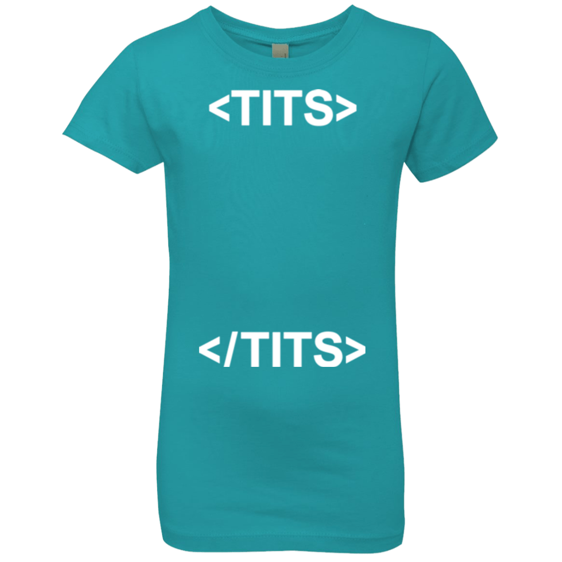 T-Shirts Tahiti Blue / YXS Tits Girls Premium T-Shirt
