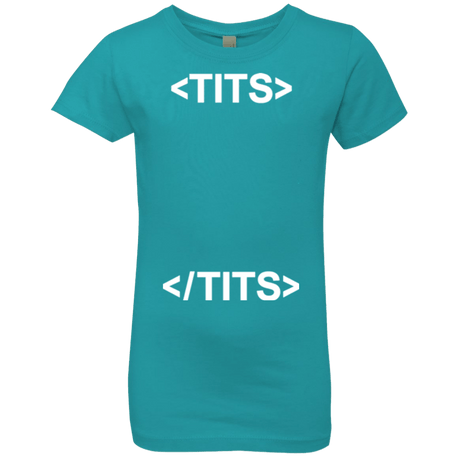 T-Shirts Tahiti Blue / YXS Tits Girls Premium T-Shirt