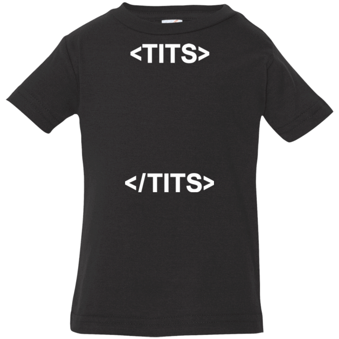 T-Shirts Black / 6 Months Tits Infant Premium T-Shirt
