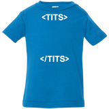 T-Shirts Cobalt / 6 Months Tits Infant Premium T-Shirt