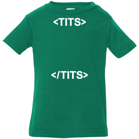 T-Shirts Kelly / 6 Months Tits Infant Premium T-Shirt