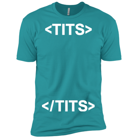 T-Shirts Tahiti Blue / X-Small Tits Men's Premium T-Shirt
