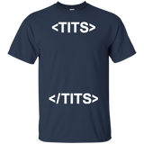 T-Shirts Navy / Small Tits T-Shirt