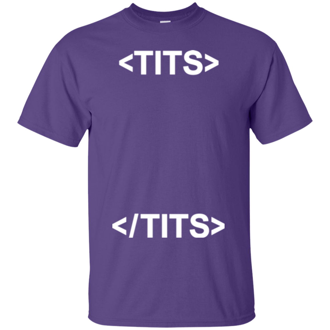 T-Shirts Purple / Small Tits T-Shirt
