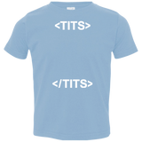 T-Shirts Light Blue / 2T Tits Toddler Premium T-Shirt