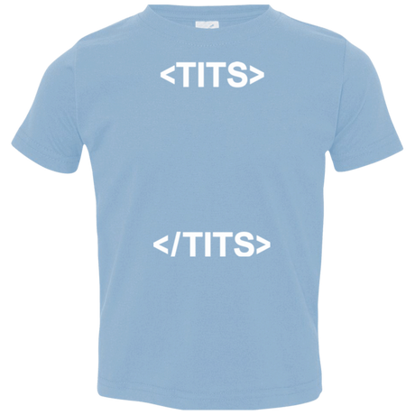 T-Shirts Light Blue / 2T Tits Toddler Premium T-Shirt