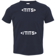 T-Shirts Navy / 2T Tits Toddler Premium T-Shirt