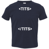 T-Shirts Navy / 2T Tits Toddler Premium T-Shirt