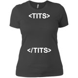 T-Shirts Heavy Metal / X-Small Tits Women's Premium T-Shirt
