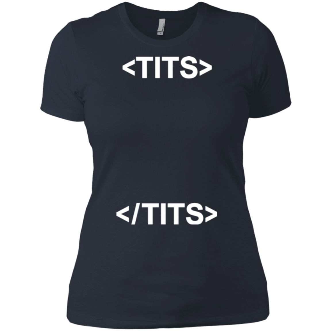 T-Shirts Indigo / X-Small Tits Women's Premium T-Shirt