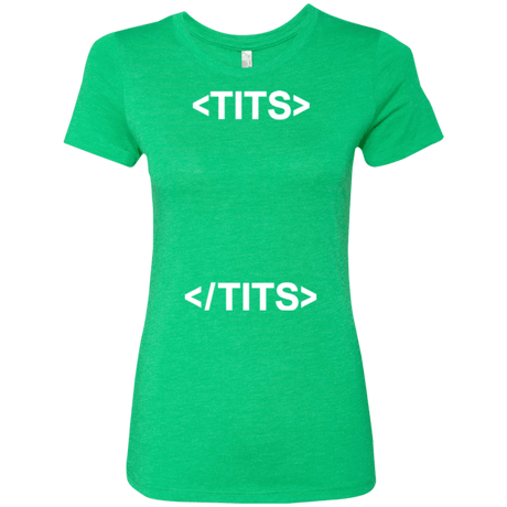 T-Shirts Envy / Small Tits Women's Triblend T-Shirt