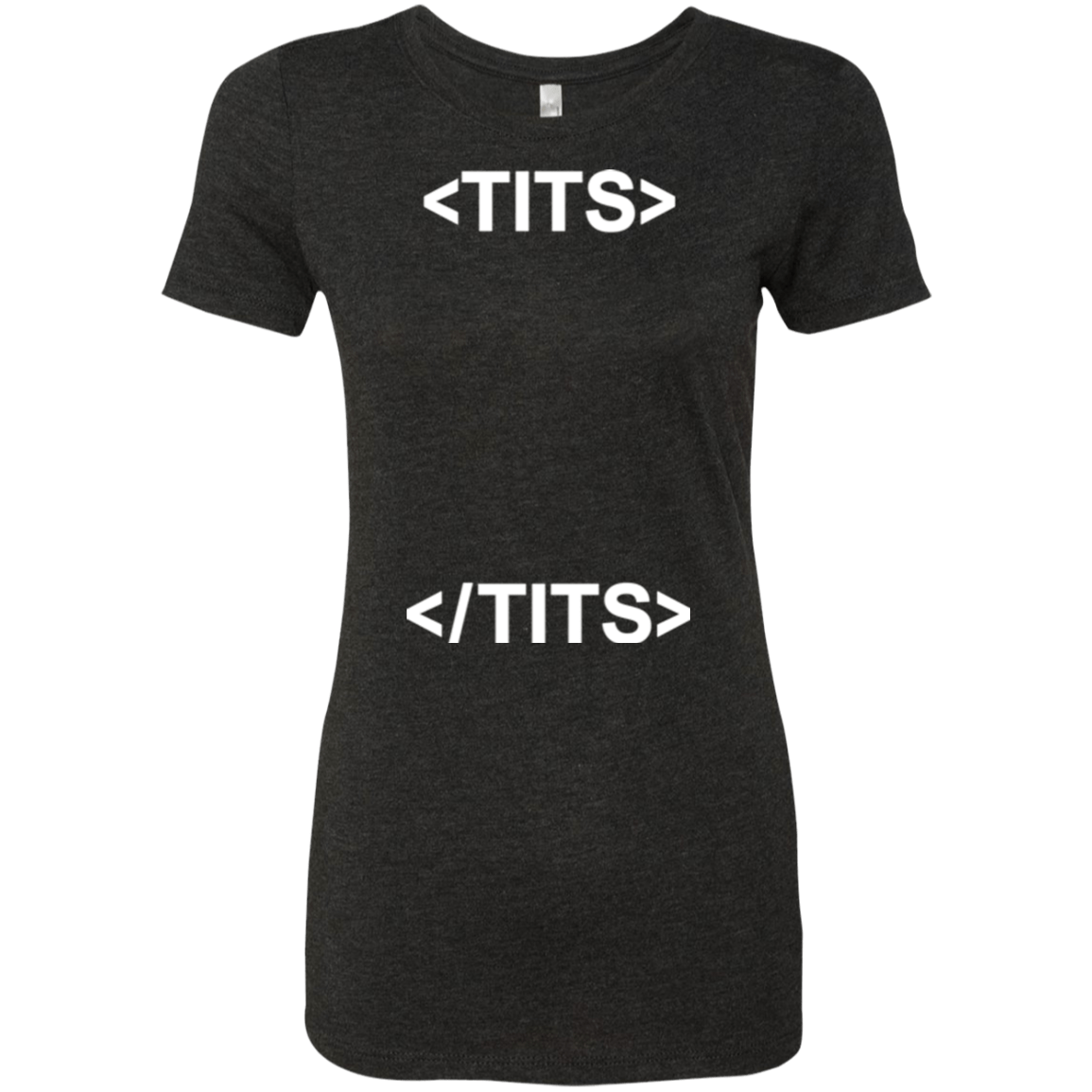 T-Shirts Vintage Black / Small Tits Women's Triblend T-Shirt