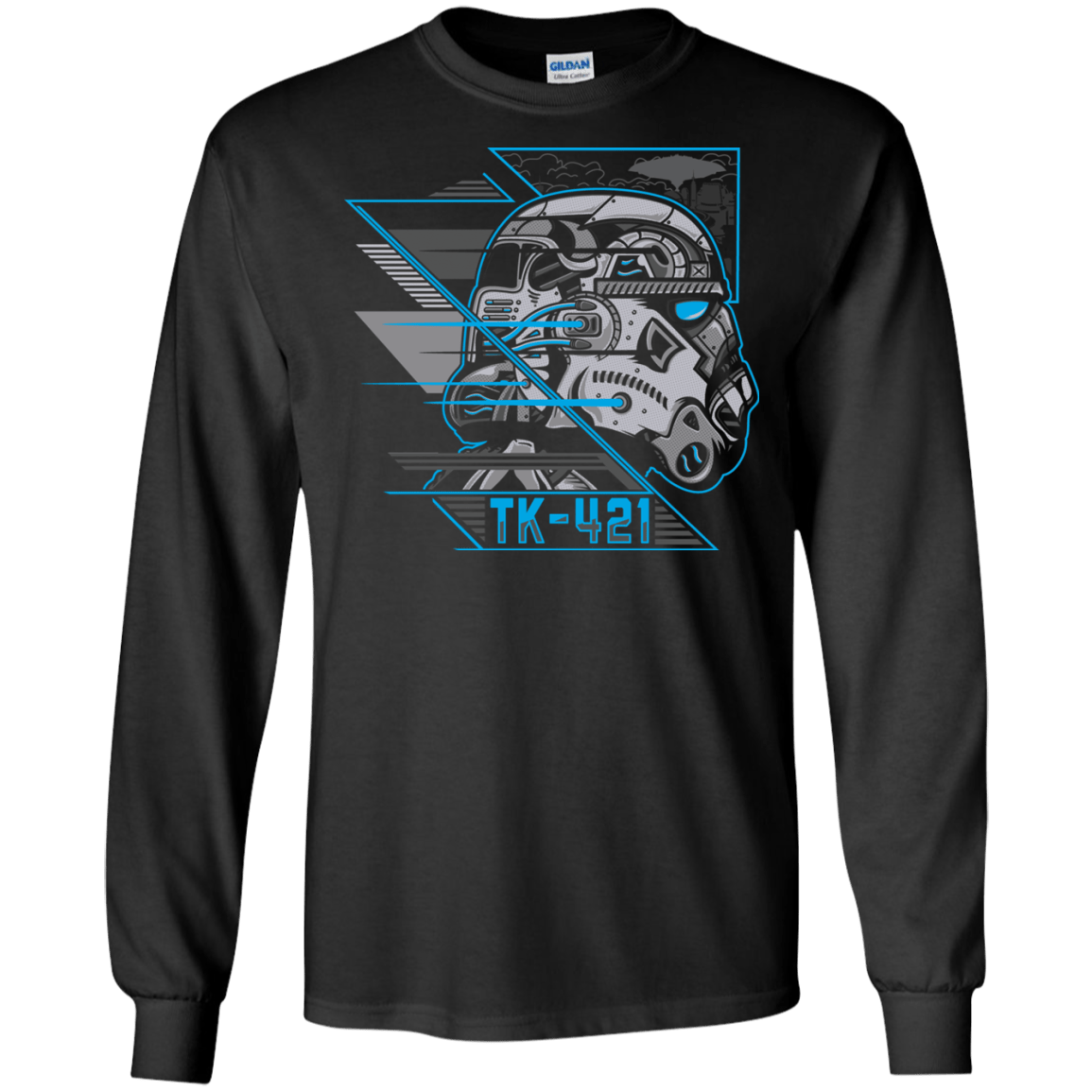 T-Shirts Black / S TK 421 Men's Long Sleeve T-Shirt