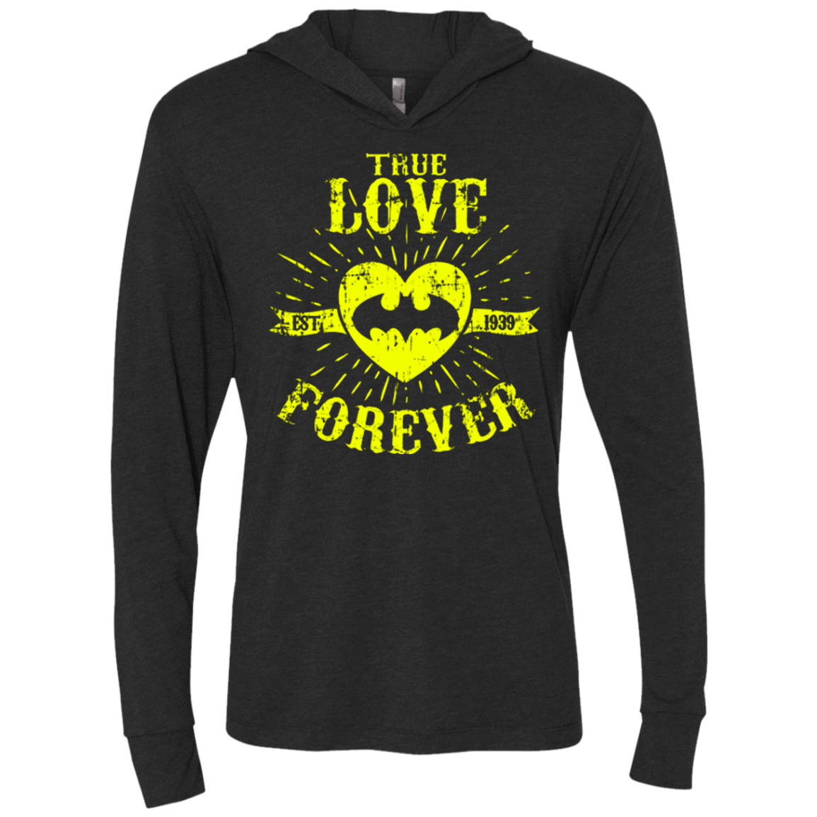 T-Shirts Vintage Black / X-Small TLF DETECTIVE Triblend Long Sleeve Hoodie Tee