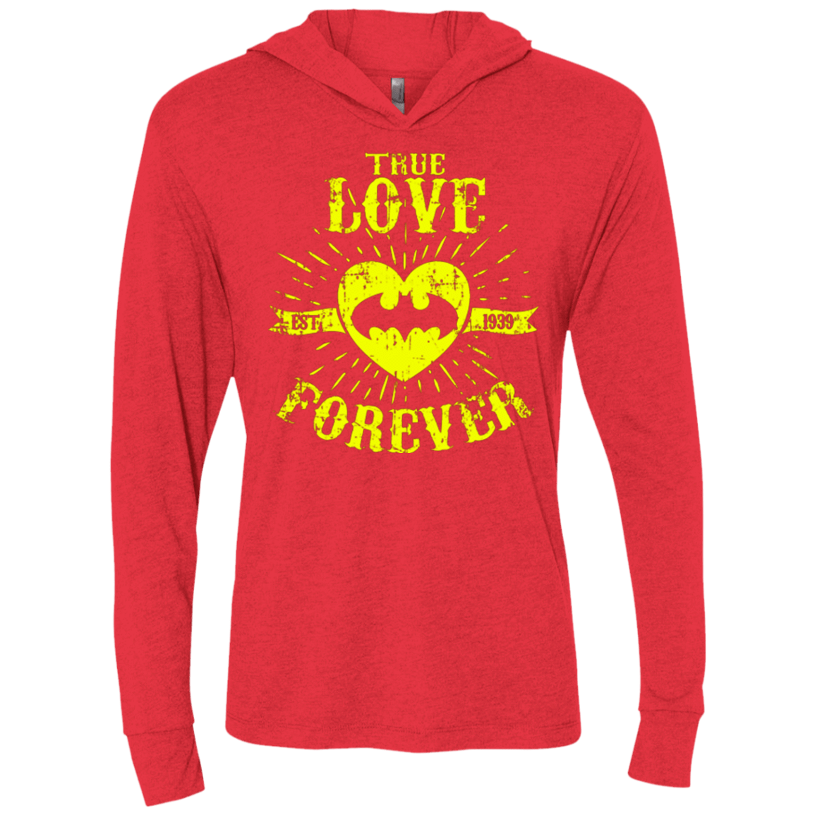 T-Shirts Vintage Red / X-Small TLF DETECTIVE Triblend Long Sleeve Hoodie Tee