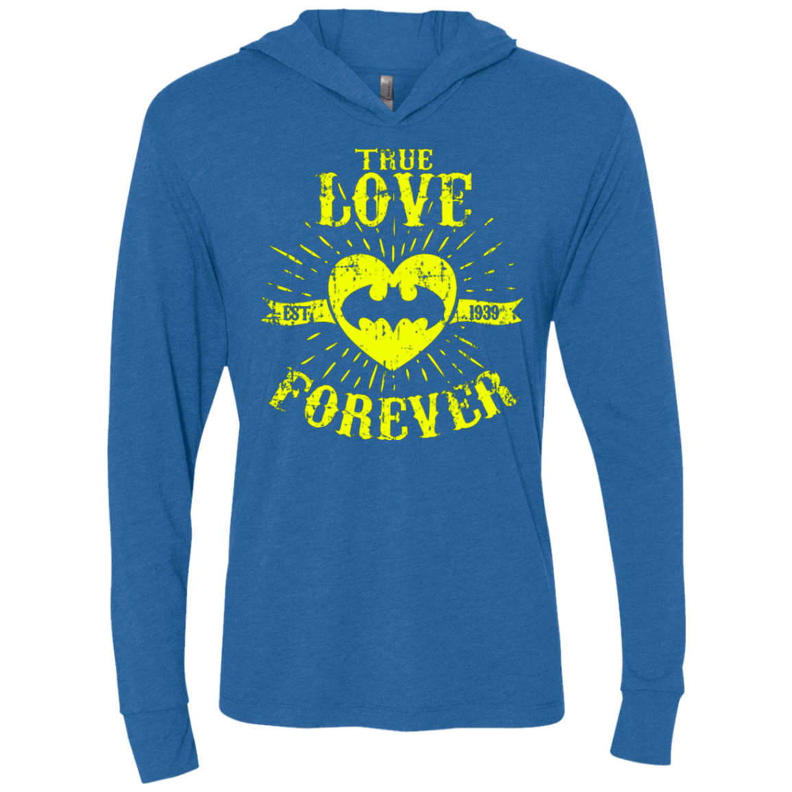 T-Shirts Vintage Royal / X-Small TLF DETECTIVE Triblend Long Sleeve Hoodie Tee