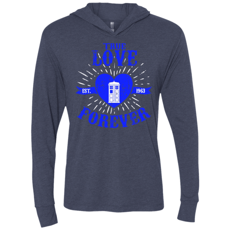 T-Shirts Vintage Navy / X-Small TLF DOCTOR Triblend Long Sleeve Hoodie Tee