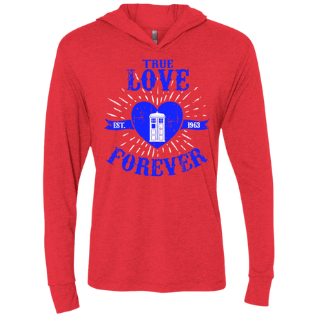 T-Shirts Vintage Red / X-Small TLF DOCTOR Triblend Long Sleeve Hoodie Tee