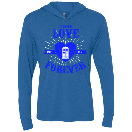 T-Shirts Vintage Royal / X-Small TLF DOCTOR Triblend Long Sleeve Hoodie Tee