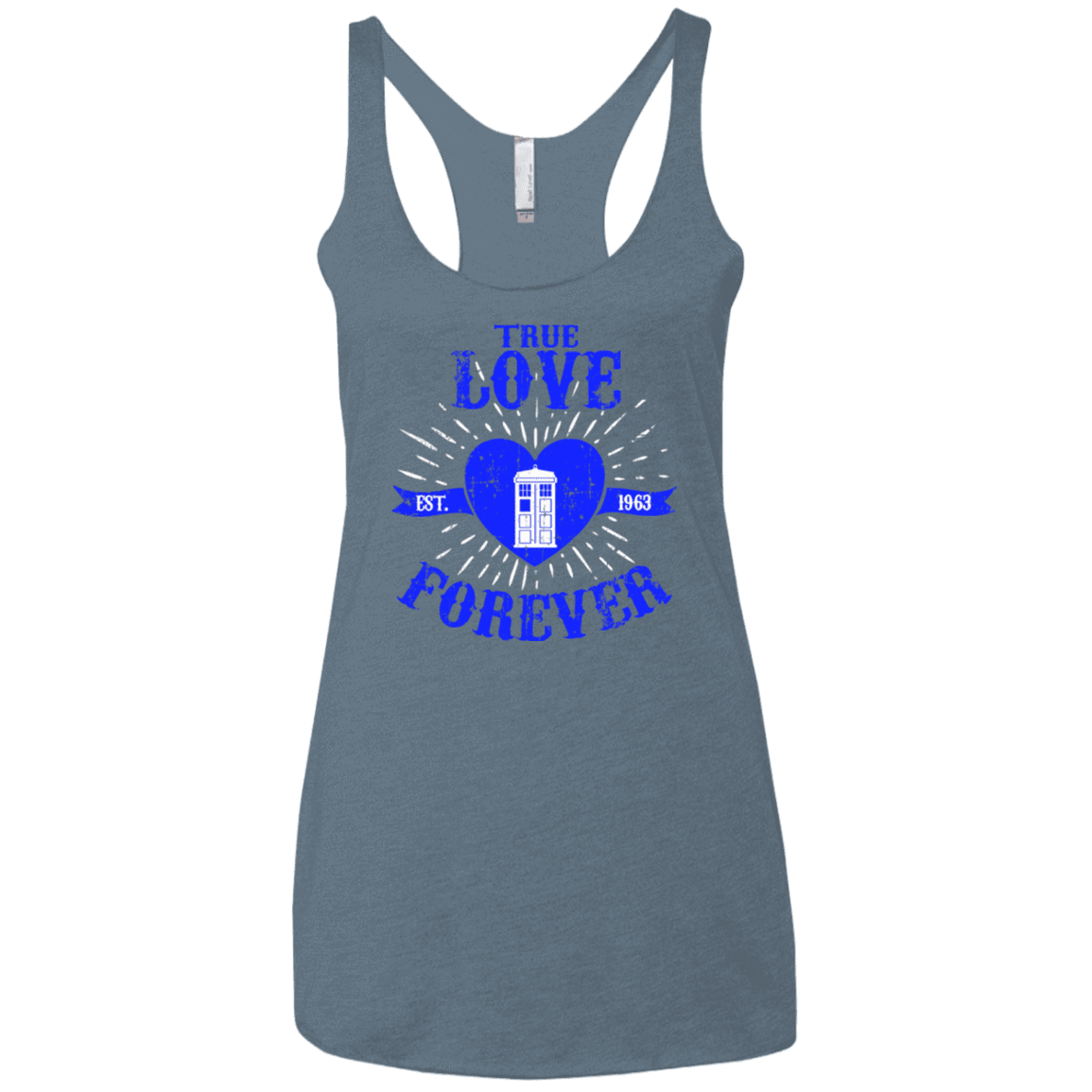 T-Shirts Indigo / X-Small TLF DOCTOR Women's Triblend Racerback Tank