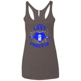 T-Shirts Macchiato / X-Small TLF DOCTOR Women's Triblend Racerback Tank