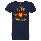 T-Shirts Midnight Navy / YXS TLF  IRON Girls Premium T-Shirt