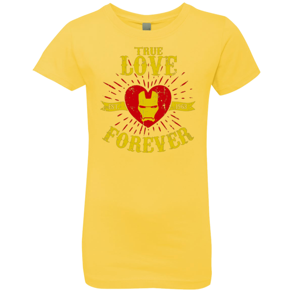 T-Shirts Vibrant Yellow / YXS TLF  IRON Girls Premium T-Shirt