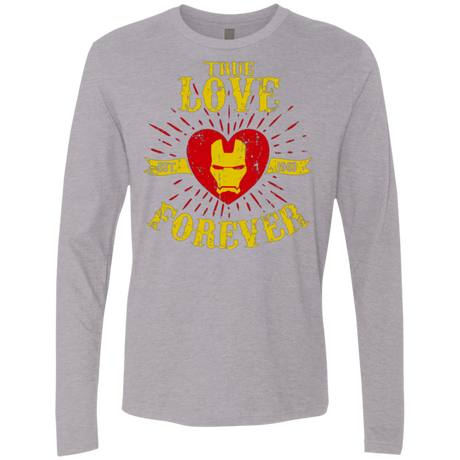 T-Shirts Heather Grey / Small TLF  IRON Men's Premium Long Sleeve