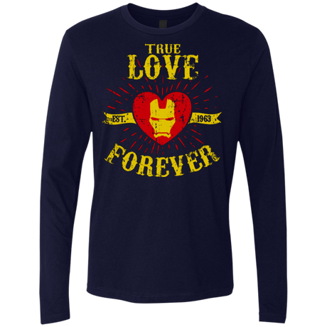 T-Shirts Midnight Navy / Small TLF  IRON Men's Premium Long Sleeve
