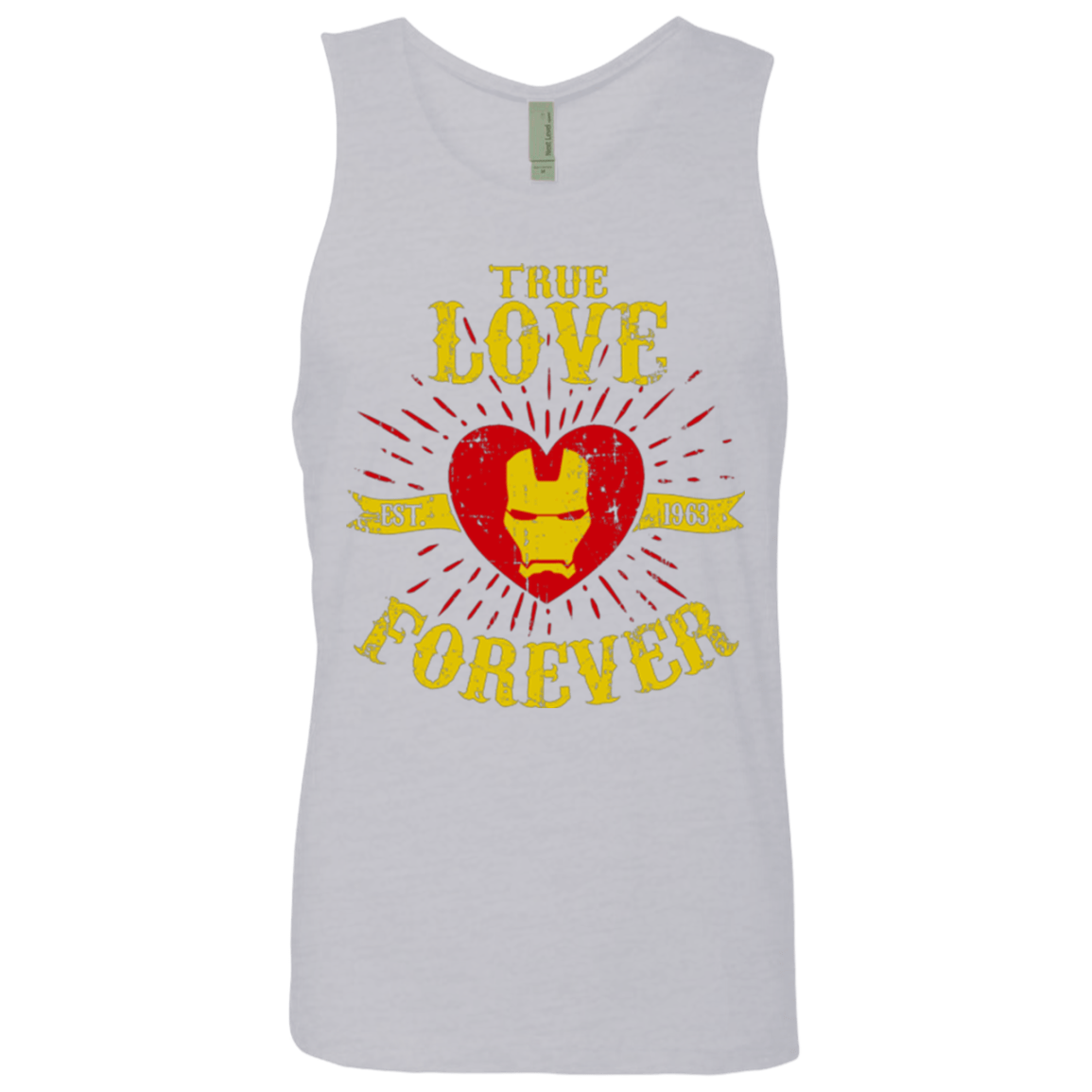 T-Shirts Heather Grey / Small TLF  IRON Men's Premium Tank Top