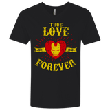 T-Shirts Black / X-Small TLF  IRON Men's Premium V-Neck