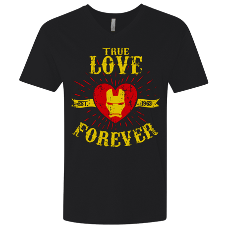 T-Shirts Black / X-Small TLF  IRON Men's Premium V-Neck