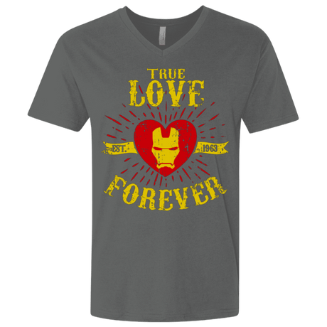 T-Shirts Heavy Metal / X-Small TLF  IRON Men's Premium V-Neck
