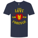 T-Shirts Midnight Navy / X-Small TLF  IRON Men's Premium V-Neck