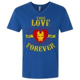 T-Shirts Royal / X-Small TLF  IRON Men's Premium V-Neck