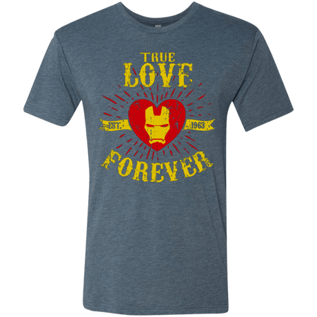 T-Shirts Indigo / Small TLF  IRON Men's Triblend T-Shirt