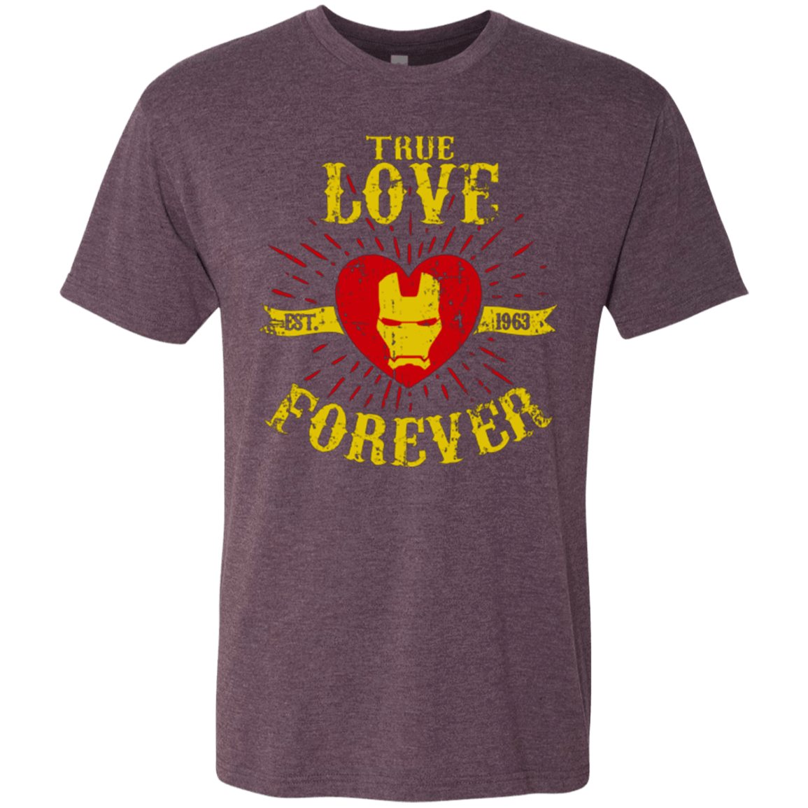 T-Shirts Vintage Purple / Small TLF  IRON Men's Triblend T-Shirt