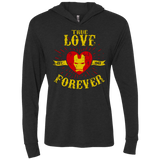 T-Shirts Vintage Black / X-Small TLF  IRON Triblend Long Sleeve Hoodie Tee