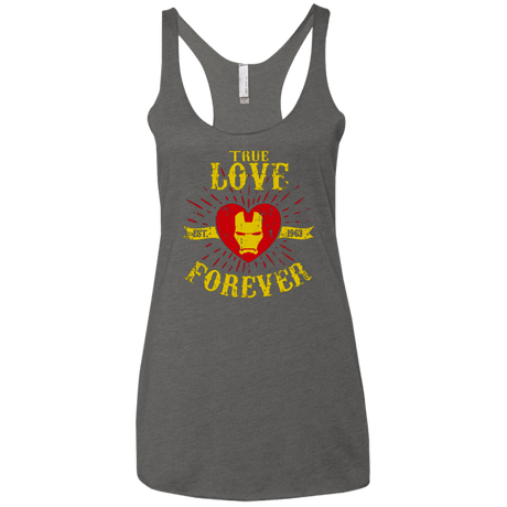 T-Shirts Premium Heather / X-Small TLF  IRON Women's Triblend Racerback Tank