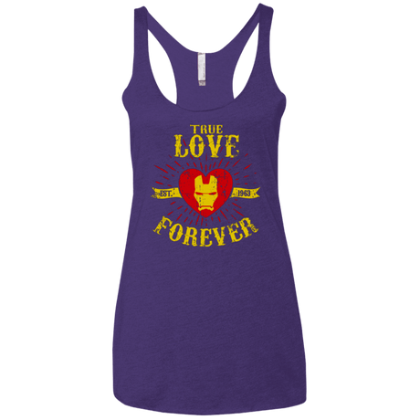 T-Shirts Purple / X-Small TLF  IRON Women's Triblend Racerback Tank