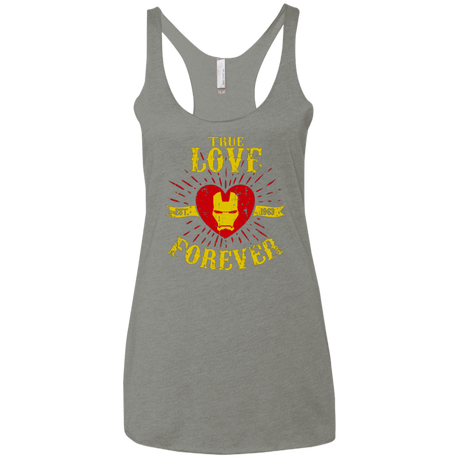 T-Shirts Venetian Grey / X-Small TLF  IRON Women's Triblend Racerback Tank