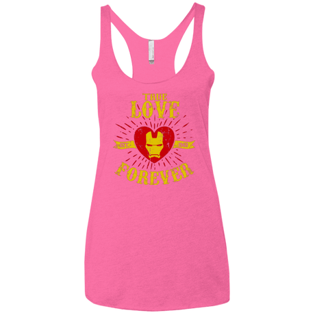 T-Shirts Vintage Pink / X-Small TLF  IRON Women's Triblend Racerback Tank