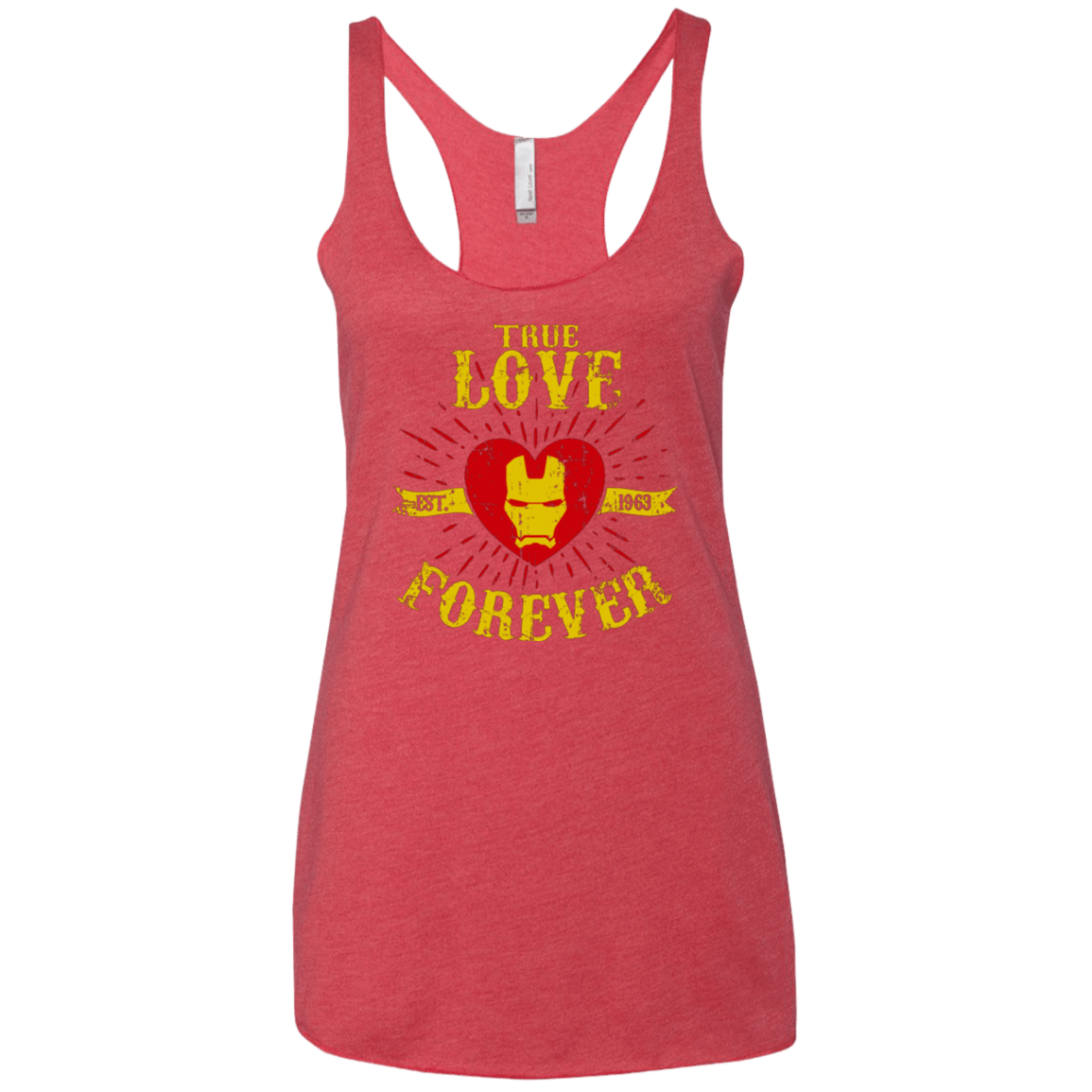 T-Shirts Vintage Red / X-Small TLF  IRON Women's Triblend Racerback Tank