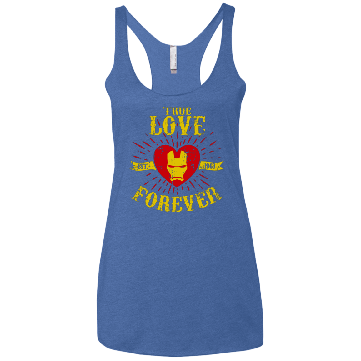 T-Shirts Vintage Royal / X-Small TLF  IRON Women's Triblend Racerback Tank