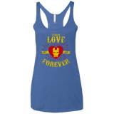 T-Shirts Vintage Royal / X-Small TLF  IRON Women's Triblend Racerback Tank