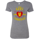 T-Shirts Premium Heather / Small TLF  IRON Women's Triblend T-Shirt