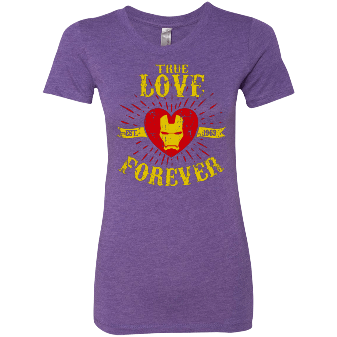 T-Shirts Purple Rush / Small TLF  IRON Women's Triblend T-Shirt