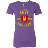 T-Shirts Purple Rush / Small TLF  IRON Women's Triblend T-Shirt