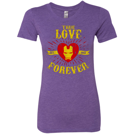 T-Shirts Purple Rush / Small TLF  IRON Women's Triblend T-Shirt