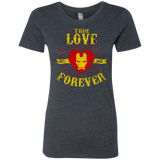 T-Shirts Vintage Navy / Small TLF  IRON Women's Triblend T-Shirt